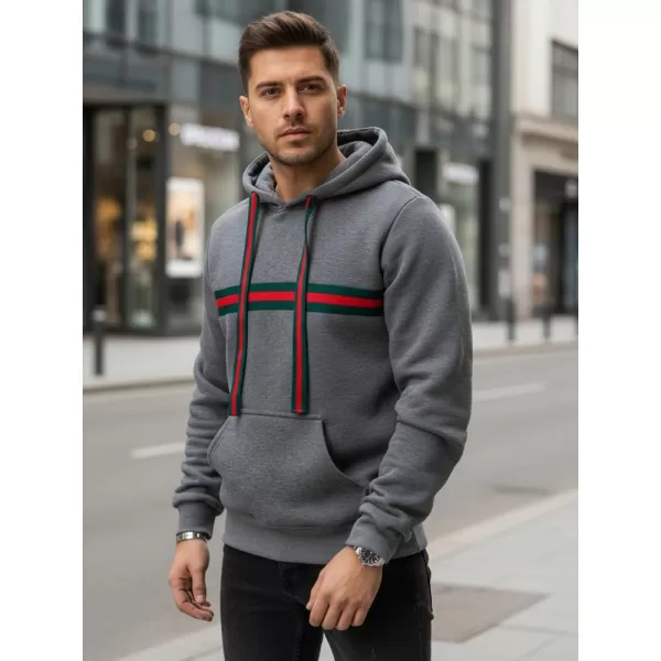  Мъжки суичър DSTREET BX5937 СИВО 
