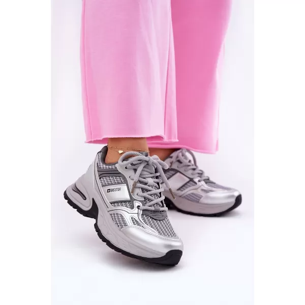  Дамски маратонки BIG STAR RR274A193 GREY Big Star Shoes 
