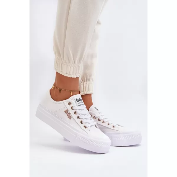  Дамски кецове LEE COOPER LCW-24-31-2725 БЯЛО 