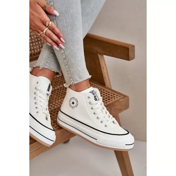  Дамски маратонки BIG STAR OO274061 WHITE Big Star Shoes 