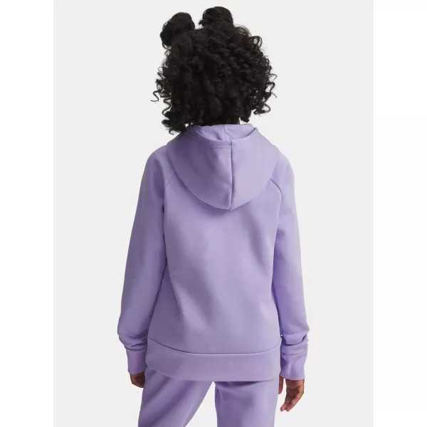  Суичър за момиче UNDER ARMOUR UA RIVAL FLC SHIMMER HDY 6004118-538 ЛИЛАВО 