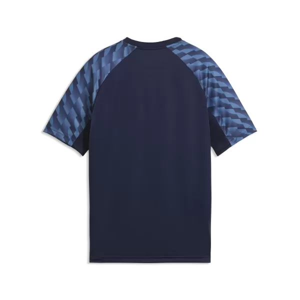 Детска тениска PUMA TEAMLIGA26 JERSEY JR 659723_06 PUMA NAVY/PUMA БЯЛО 