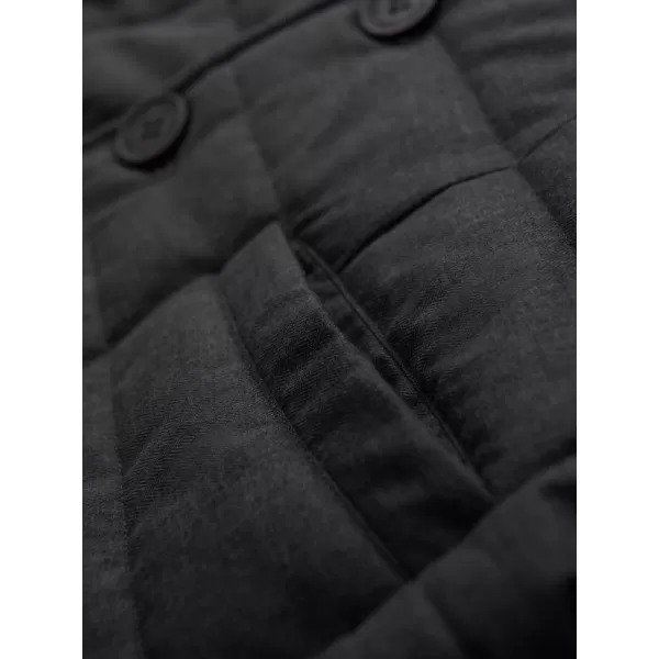  Мъжка жилетка OMBRE OM-JAVJ-0275 ГРАФИТЕН МЕЛАНЖ 