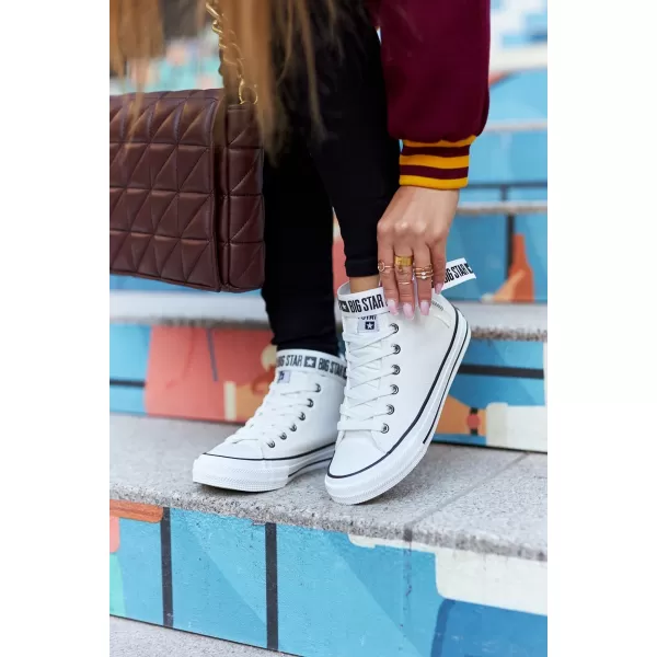  Дамски маратонки BIG STAR GG274027 WHITE Big Star Shoes 