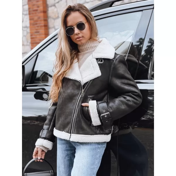  Дамско яке DSTREET TY5237 ЧЕРЕН 