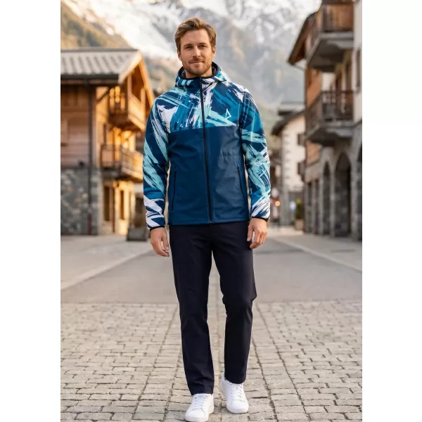  Мъжко първокласно яке софтшел ALTISPORT VOJ/ALM039JACK01 МОРСКО СИНЬО 