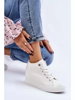 Дамски маратонки BIG STAR LL274035 WHITE Big Star Shoes