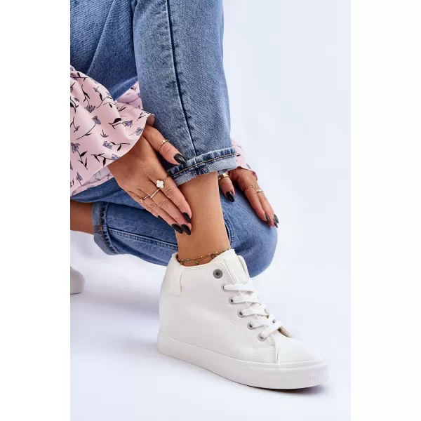  Дамски маратонки BIG STAR LL274035 WHITE Big Star Shoes 