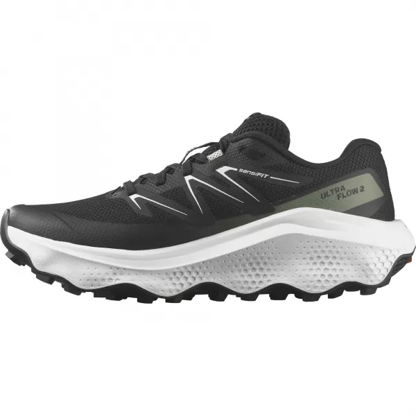  Дамски обувки SALOMON ULTRA FLOW 2 W L47883700 ЧЕРНО/БЯЛО/ЗЕЛЕНО АГАВЕ 