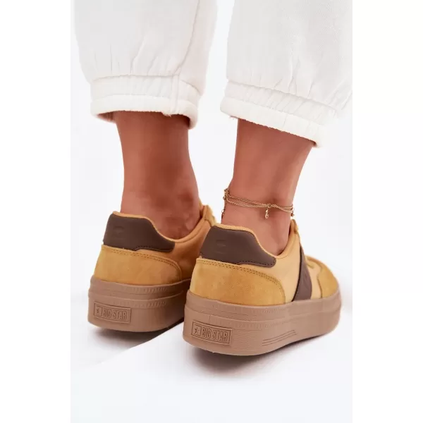  Дамски маратонки BIG STAR TT274166 YELLOW Big Star Shoes 