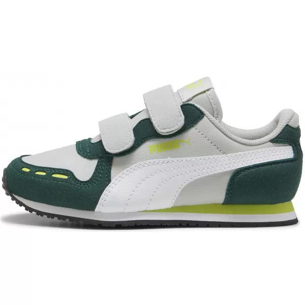  Детски обувки PUMA CABANA RACER SL 20 V PS 383730-19 СВЕТЛО СИВО/БЯЛО/ТЪМНО МИРТА 
