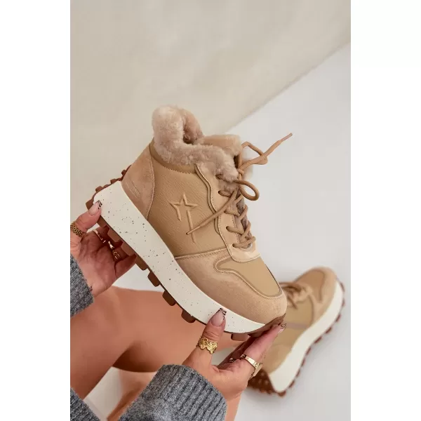  Дамски обувки BIG STAR OO274A330 BEIGE Big Star Shoes 