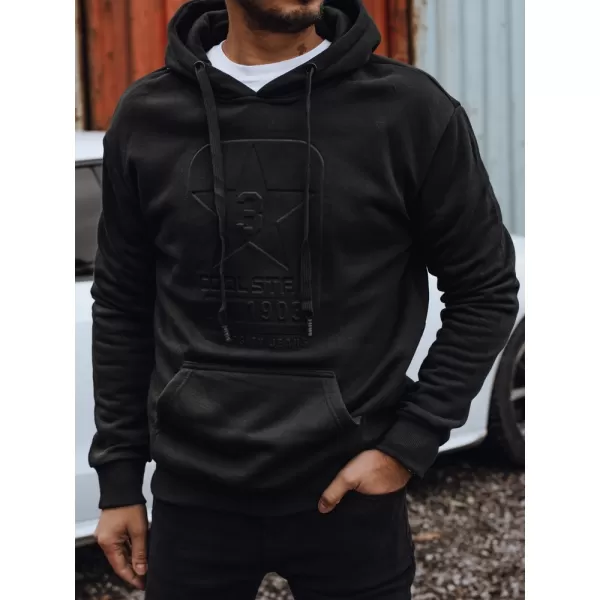  Мъжки суичър DSTREET BX5933 ЧЕРЕН 