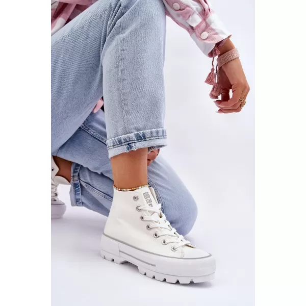  Дамски маратонки BIG STAR LL274156 WHITE Big Star Shoes 