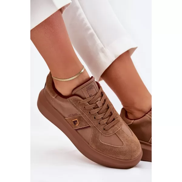  Дамски маратонки LOPEZ JUST DARE SS2D4005 КАФЯВИ/БЕЖОВИ Daniel Lopez Just Dare 