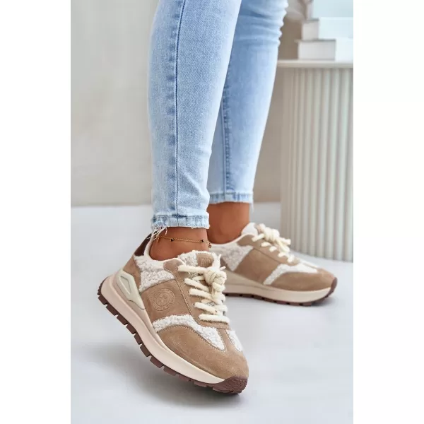  Дамски обувки BIG STAR OO274A317 BEIGE Big Star Shoes 