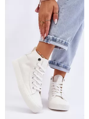 Дамски маратонки BIG STAR LL274445 WHITE Big Star Shoes