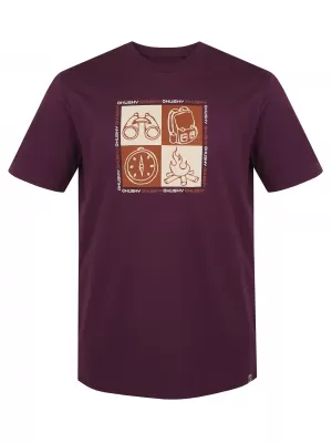 Мъжка тениска HUSKY TEE SQUARE M ЛИЛАВО