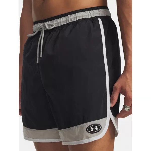  Мъжки шорти UNDER ARMOUR UA ICON WOVEN TRACK SHORTS 6009350-001 ЧЕРЕН 