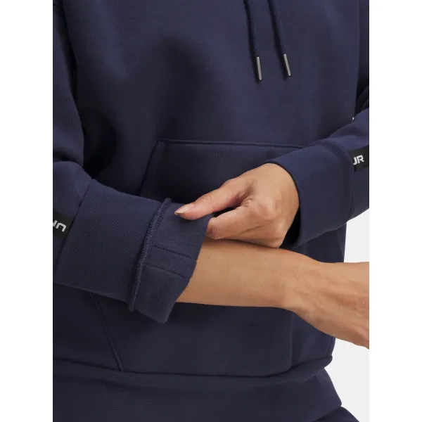  Дамски суичър UNDER ARMOUR ICON FLEECE TAPED HDY 6003708-403 СИНЬО 