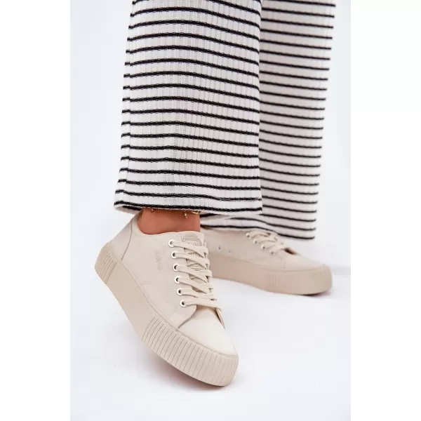 Дамски маратонки BIG STAR RR274407 BEIGE Big Star Shoes 