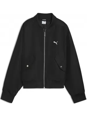 Дамско яке PUMA T7 SATIN BOMBER JACKET 632168-01 ПУМА ЧЕРНА
