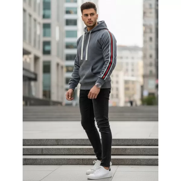  Мъжки суичър DSTREET BX5938 СИВО 