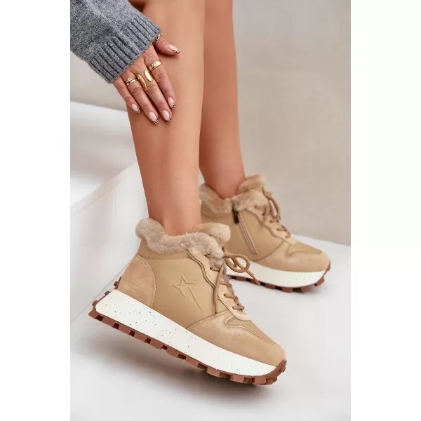  Дамски обувки BIG STAR OO274A330 BEIGE Big Star Shoes 