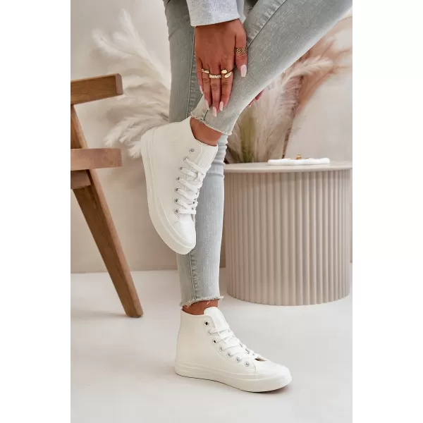  Дамски маратонки BIG STAR OO274932 WHITE Big Star Shoes 