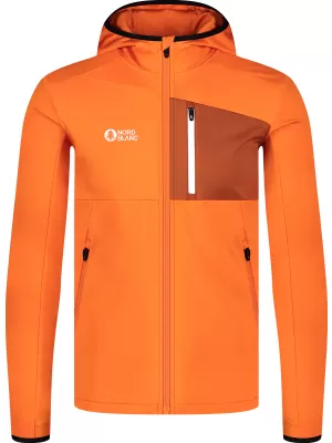 Мъжки суичър powerfleece NORDBLANC BRACKEN NBWFM8286 ОРАНЖЕВО