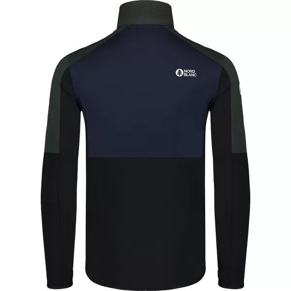  Мъжки суичър powerfleece NORDBLANC GROAN NBWFM8282 ЧЕРЕН 