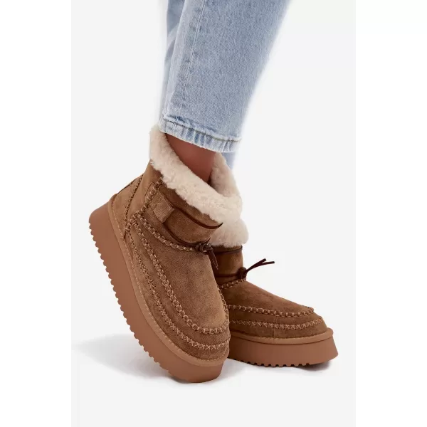  Дамски обувки BIG STAR SS274373 BROWN/BEIGE Big Star Shoes 