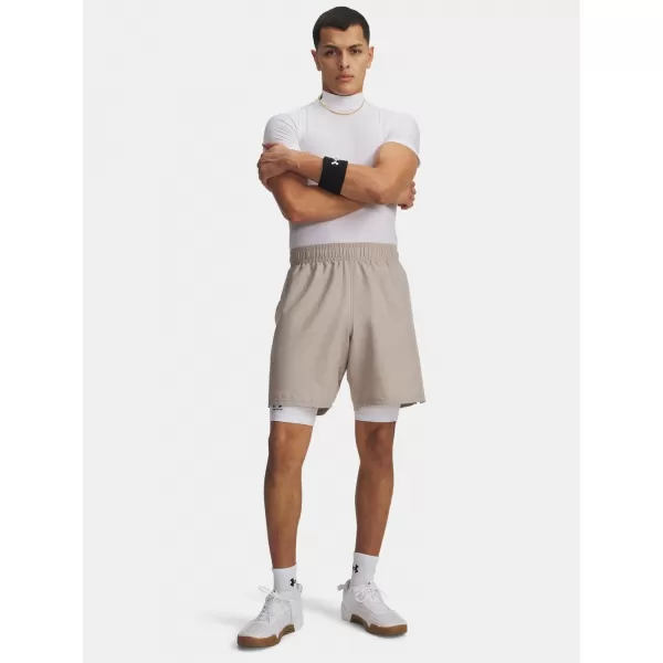  Мъжки шорти UNDER ARMOUR UA TECH WOVEN WORDMARK SHORT 1383356-203 КАФЯВО 