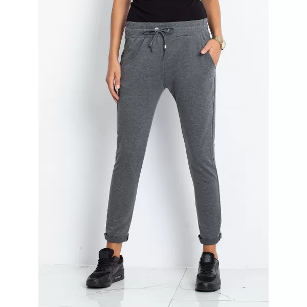  Дамски спортен панталон BASIC FEEL GOOD RV-DR-3698.09X ТЪМНО СИВО 