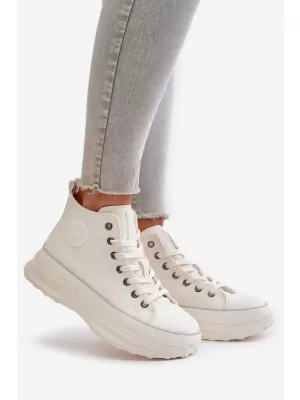 Дамски маратонки BIG STAR OO274064 WHITE Big Star Shoes