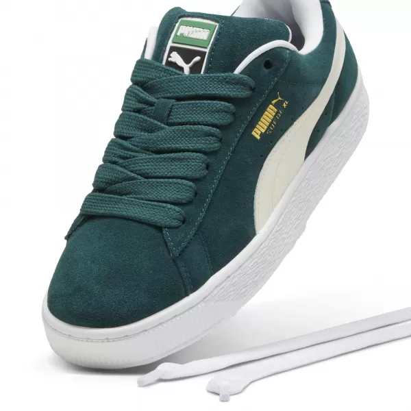 Ботуши PUMA SUEDE XL 395205_21 ТЪМНА МИРТА/ТОПЛО БЯЛО 
