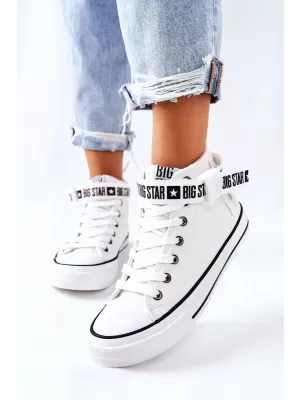 Дамски маратонки BIG STAR GG274027 WHITE Big Star Shoes