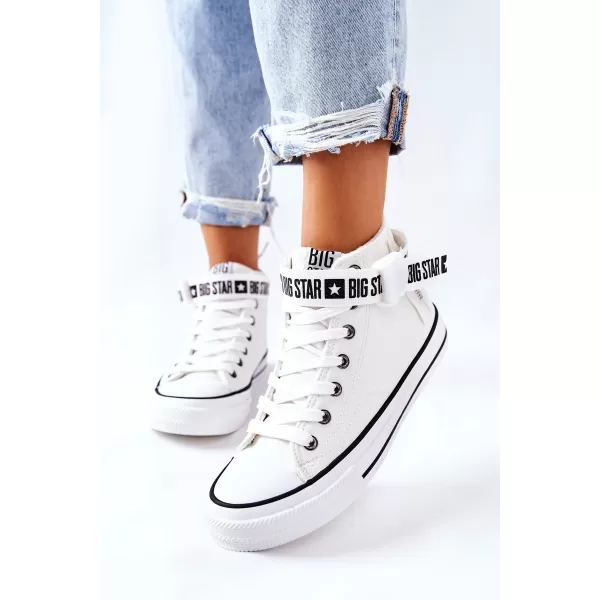  Дамски маратонки BIG STAR GG274027 WHITE Big Star Shoes 