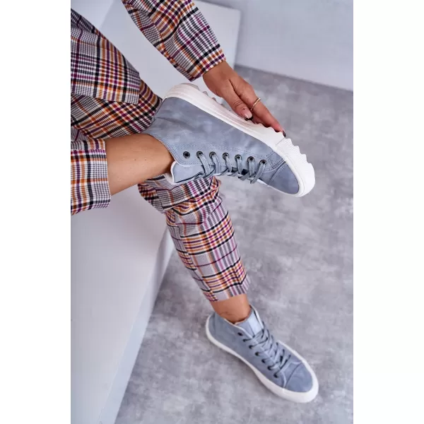  Дамски маратонки BIG STAR EE274115 LIGHT BLUE Big Star Shoes 
