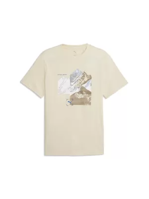 Мъжка тениска PUMA GRAPHIC TEE 691779_87 АЛПИЙСКИ СНЯГ