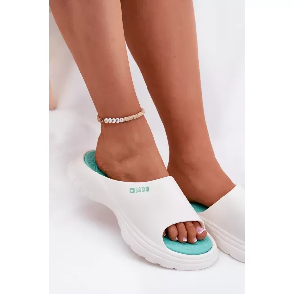  Дамски чехли BIG STAR RR274A586 WHITE Big Star Shoes 