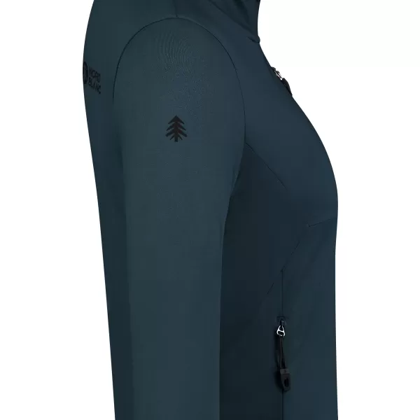  Дамски суичър powerfleece NORDBLANC SEDGE NBWFL8291 СИНЬОЗЕЛЕН 