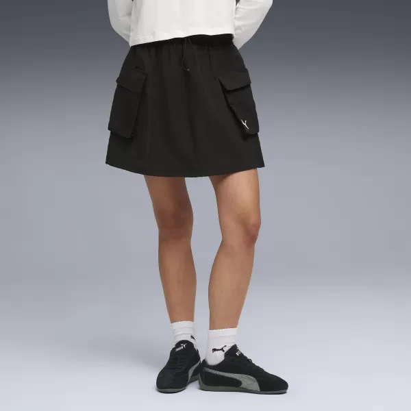  Дамска пола PUMA WARDROBE ESS WV CARGO SKIRT 634584_01 ПУМА ЧЕРНА 
