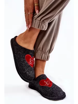 Дамски чехли BIG STAR KK276019 BLACK/RED Big Star Shoes