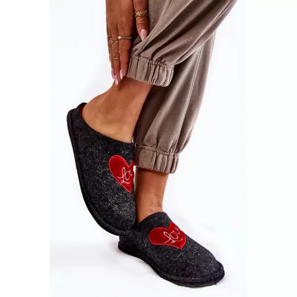  Дамски чехли BIG STAR KK276019 BLACK/RED Big Star Shoes 