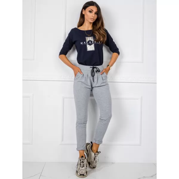  Дамски спортен панталон BASIC FEEL GOOD TP-DR-5477.88 СИВО 