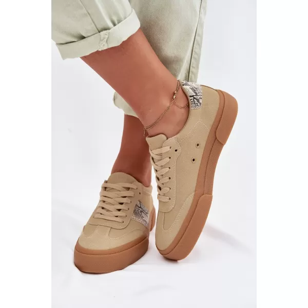  Дамски маратонки BIG STAR TT274298 BEIGE Big Star Shoes 