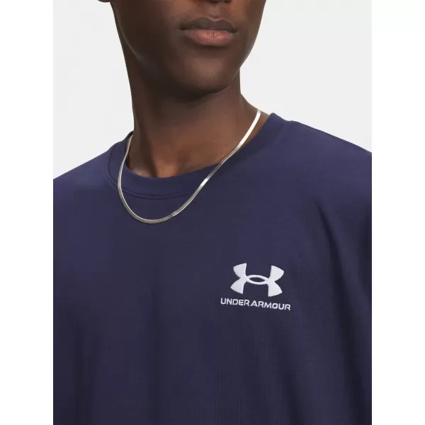  Мъжка тениска UNDER ARMOUR UA M LOGO EMB HEAVYWEIGHT SS 1373997-411 СИНЬО 