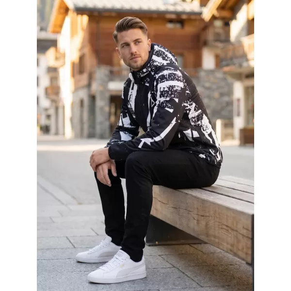  Мъжко първокласно яке софтшел ALTISPORT VOJ/ALM079JACK01 ЧЕРНО И БЯЛО 