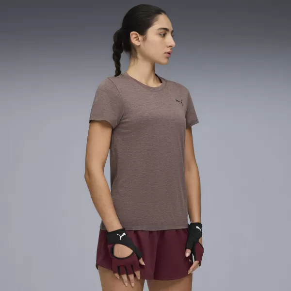  Дамска тениска PUMA W TAD ESSENTIAL HEATHER TEE 525891-88 СТАФИДИ ХЕДЪР 
